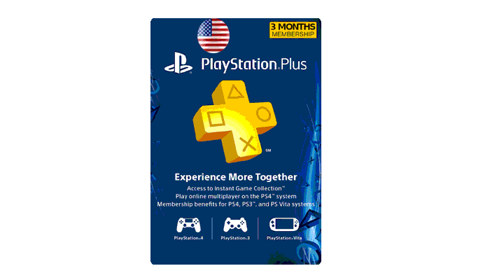 Buy PlayStation Plus 3 Months US with Vodafone Cash | EasyPayForNet