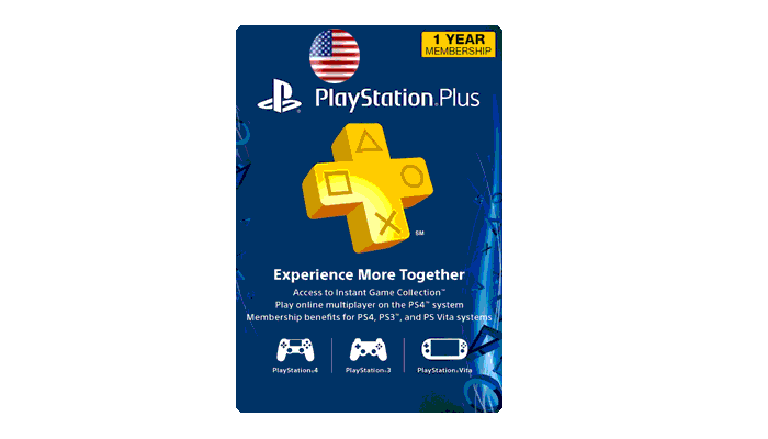 Buy PlayStation Plus 12 Months US with Vodafone Cash | EasyPayForNet