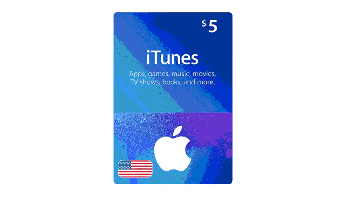 Buy iTunes USD 5 Gift Card with Voucherry | EasyPayForNet