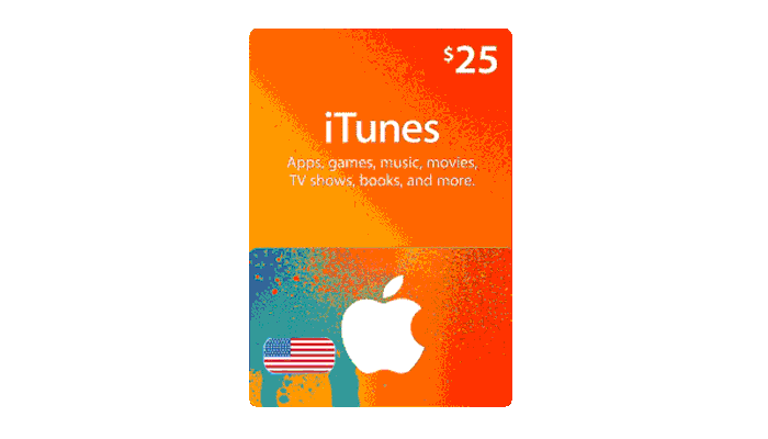 Buy iTunes USD 25 Gift Card with Smart Wallet (reseller) | EasyPayForNet