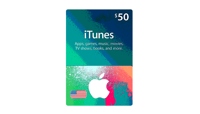 iTunes USD 50 Gift Card