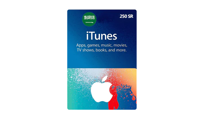 Buy iTunes KSA 250 Gift Card with Vodafone Cash (reseller) | EasyPayForNet