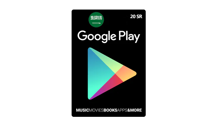 Buy Google Play KSA Gift Card 20 SR with Mobile Wallet | EasyPayForNet