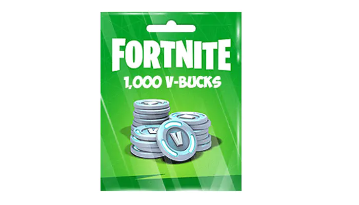 Fortnite 1000 V-Bucks Card