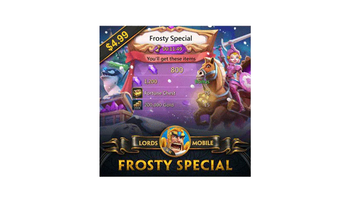 Buy Lords Mobile Card (Frosty Special) with Etisalat Cash (Reseller) | EasyPayForNet