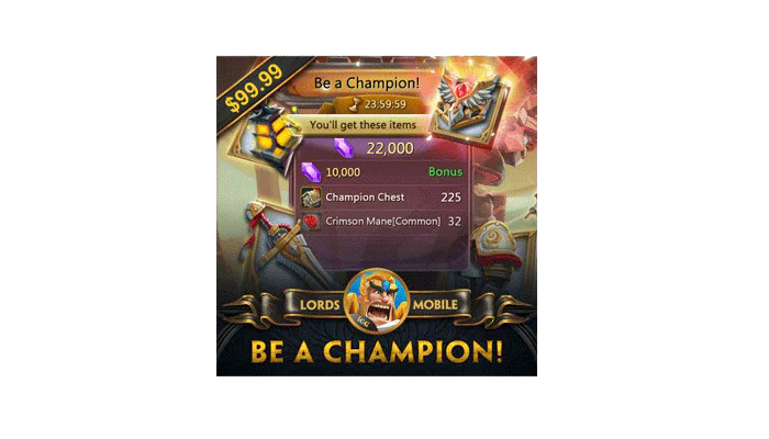 Buy Lords Mobile Card (Be a Champion!) with Cash Call | EasyPayForNet