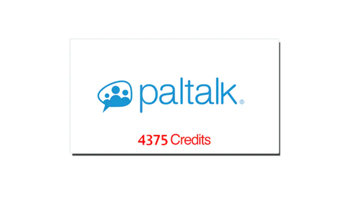 Buy Paltalk 4375 Credits with Masary | EasyPayForNet
