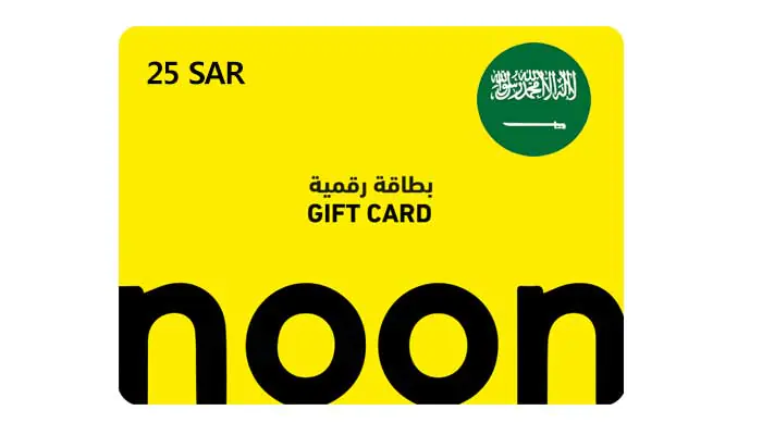 Buy noon Gift Card SAR 25 ( KSA ) with Cash Call | EasyPayForNet