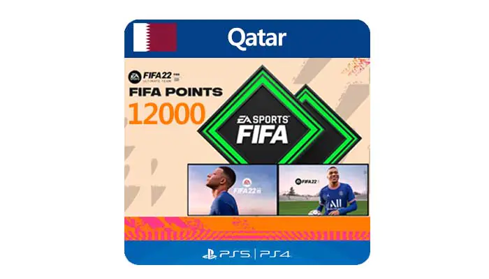 Buy FIFA 22 Ultimate Team 12000 Points Qatar with Vodafone Cash (reseller) | EasyPayForNet