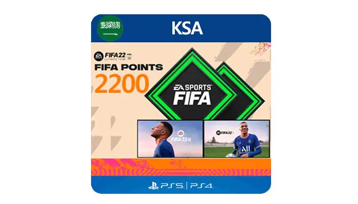 Buy FIFA 22 Ultimate Team 2200 Points KSA with Vodafone Cash (reseller) | EasyPayForNet