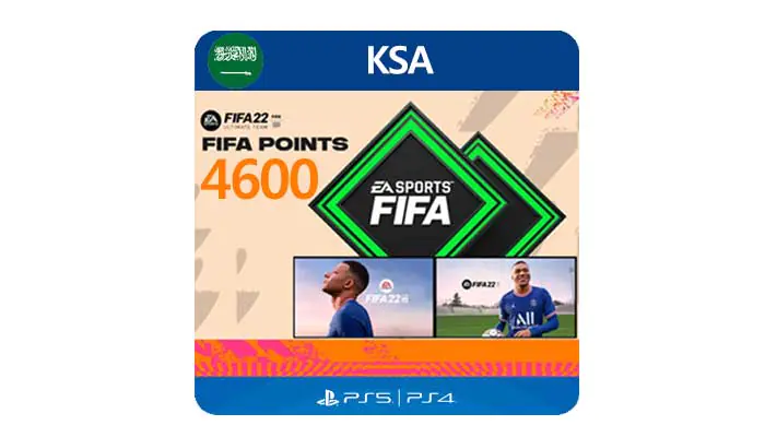 Buy FIFA 22 Ultimate Team 4600 Points KSA with Fawry | EasyPayForNet