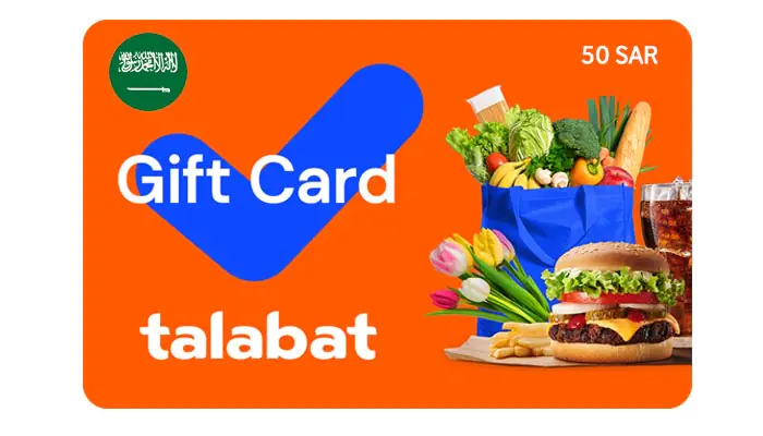 Buy Talabat Gift Card 50 SAR (KSA) with Voucherry | EasyPayForNet