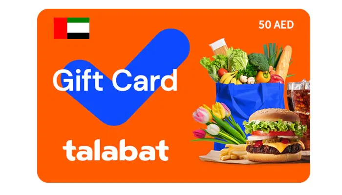 Buy Talabat Gift Card 50 AED (UAE) with Smart Wallet (reseller) | EasyPayForNet