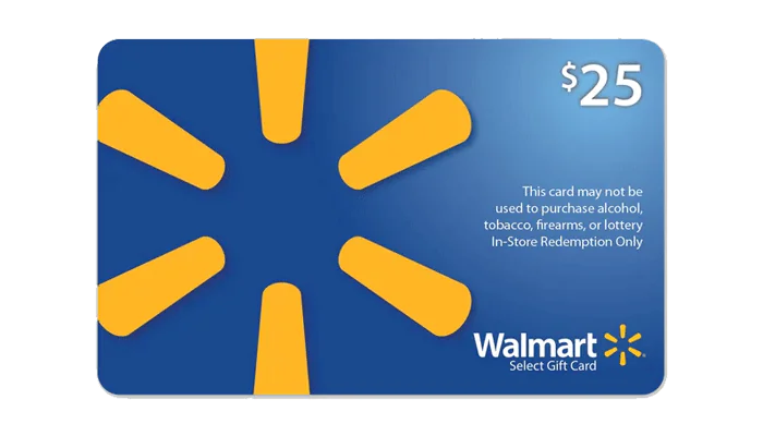 Buy walmart Gift Card 25 USD with Voucherry | EasyPayForNet