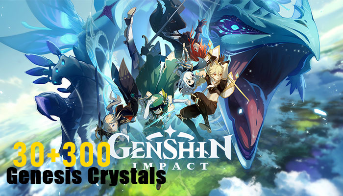 Buy 30 + 300 Genesis Crystals with Voucherry | EasyPayForNet
