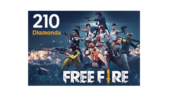 Buy Free fire 210 Diamonds - Garena with Voucherry | EasyPayForNet